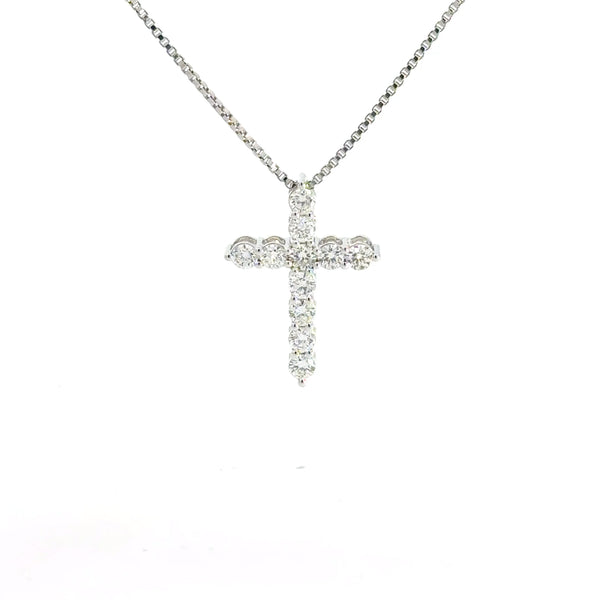 1.00 CTW Lab-Grown Diamond Cross Pendant