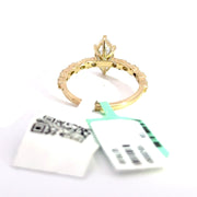 1.50 CTW Marquise-Cut Lab Grown Diamond Engagement Ring view 4