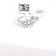 1.90 CTW Round-Cut Lab Grown Diamond Engagement Ring view 2