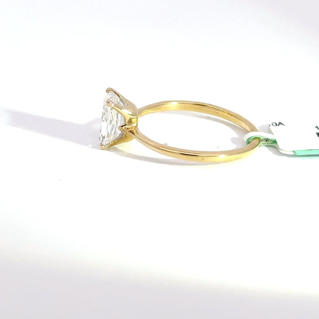 1.57 CTW Radiant-Cut Lab Grown Diamond Engagement Ring