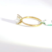 1.57 CTW Radiant-Cut Lab Grown Diamond Engagement Ring view 3