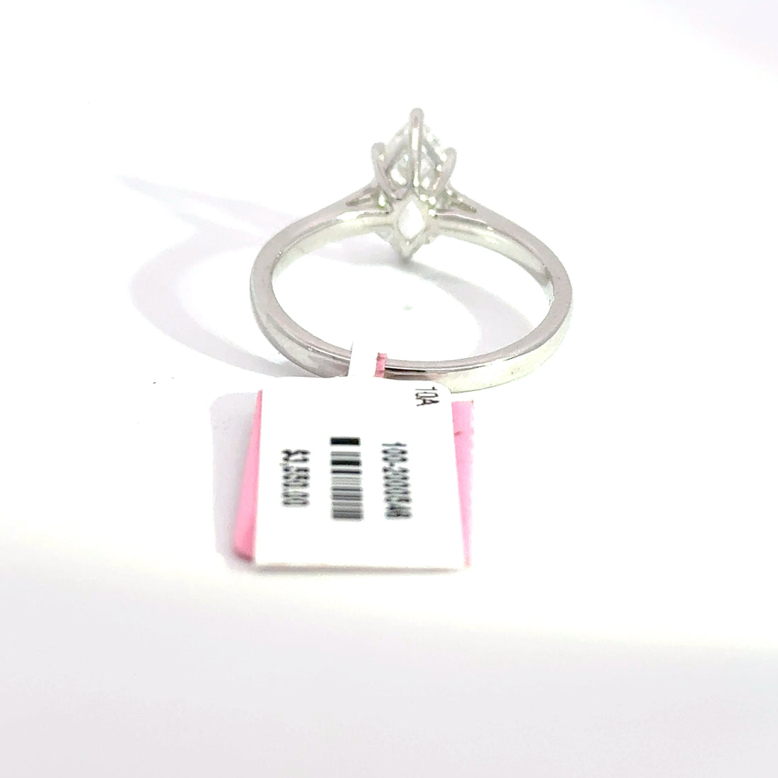 0.99 CTW Marquise-Cut Lab Grown Diamond Engagement Ring
