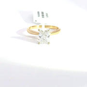 1.61 CTW Radiant-Cut Lab Grown Diamond Engagement Ring view 2