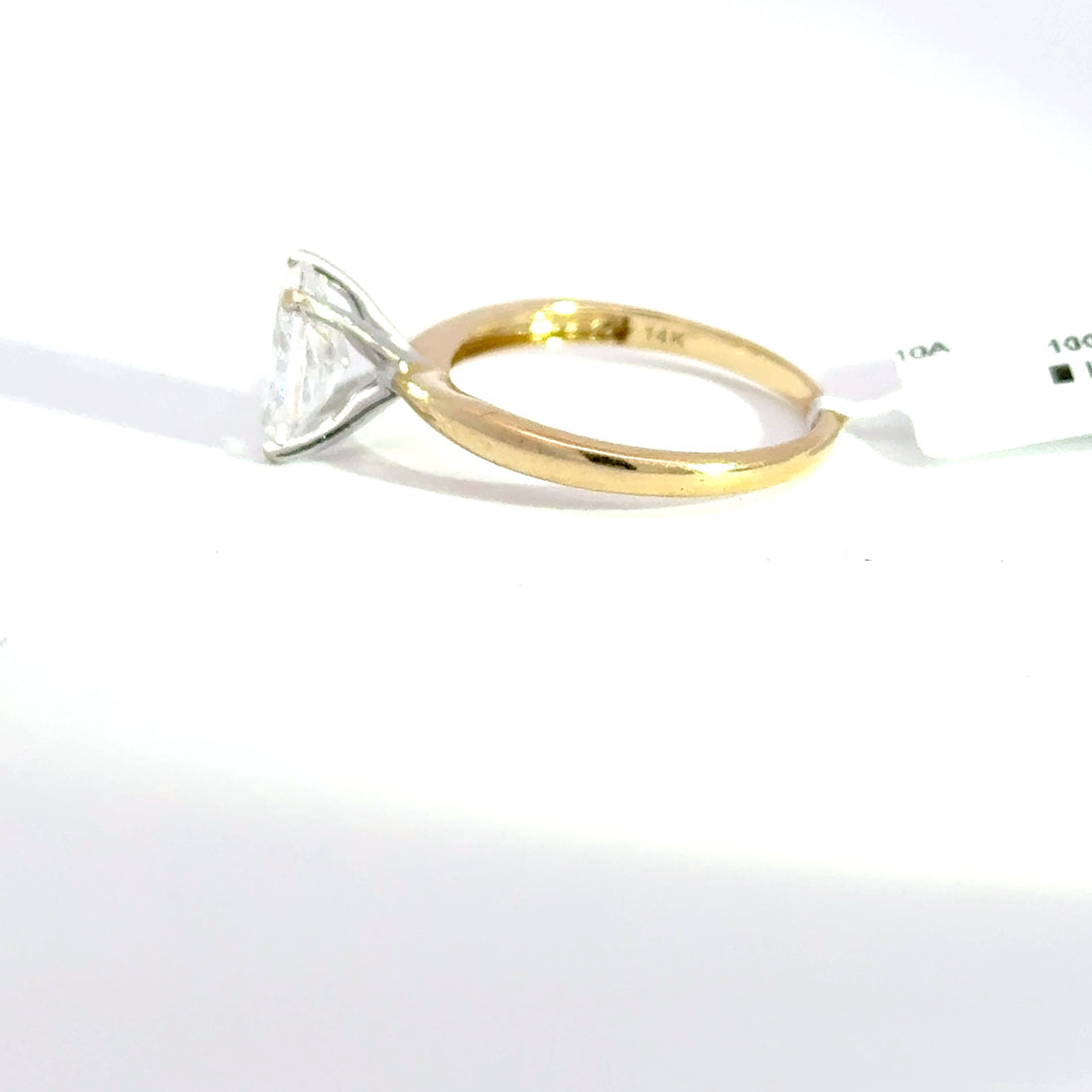 1.61 CTW Radiant-Cut Lab Grown Diamond Engagement Ring