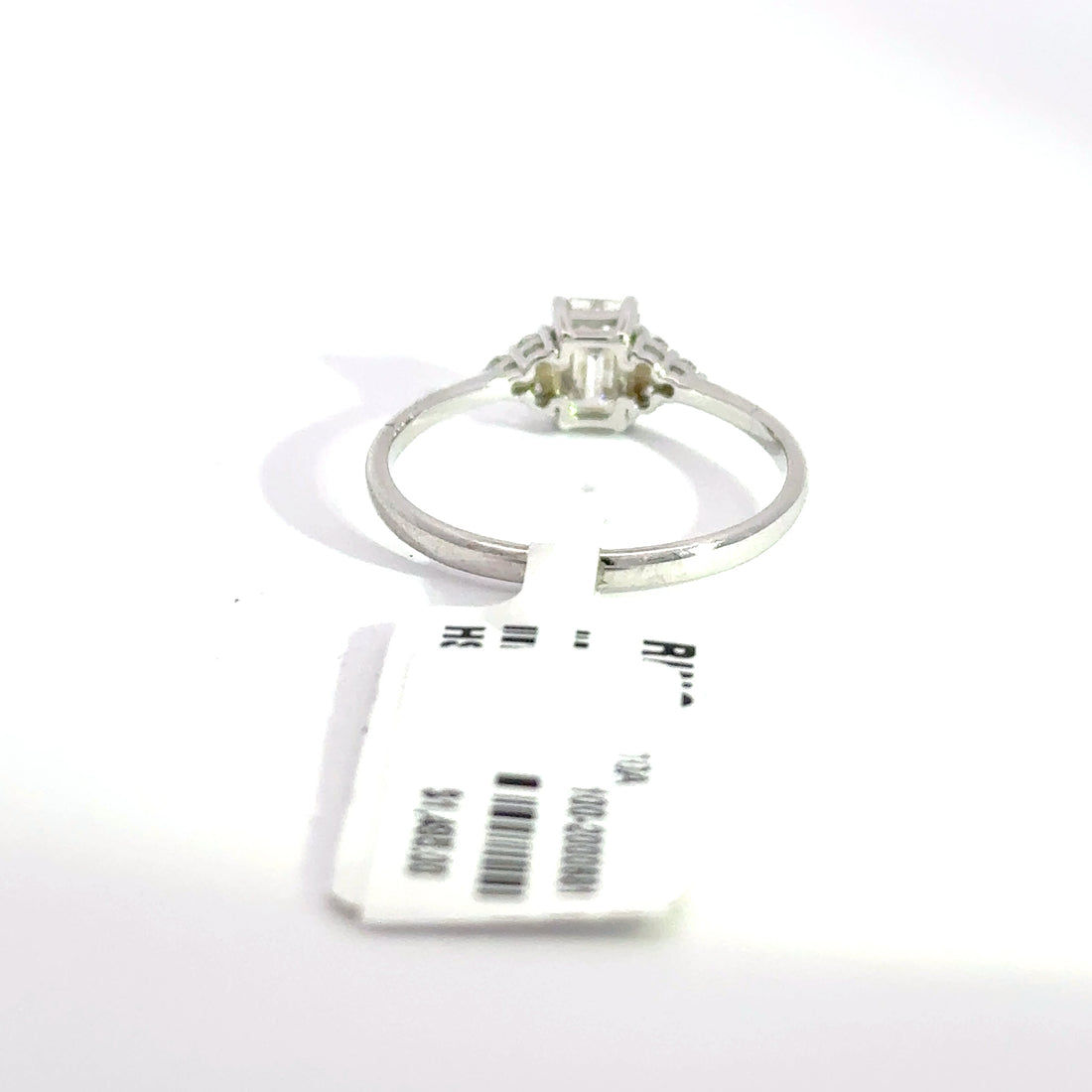 0.76 CTW Emerald-Cut Lab Grown Diamond Engagement Ring