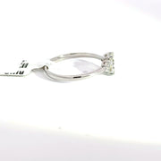0.76 CTW Emerald-Cut Lab Grown Diamond Engagement Ring view 5