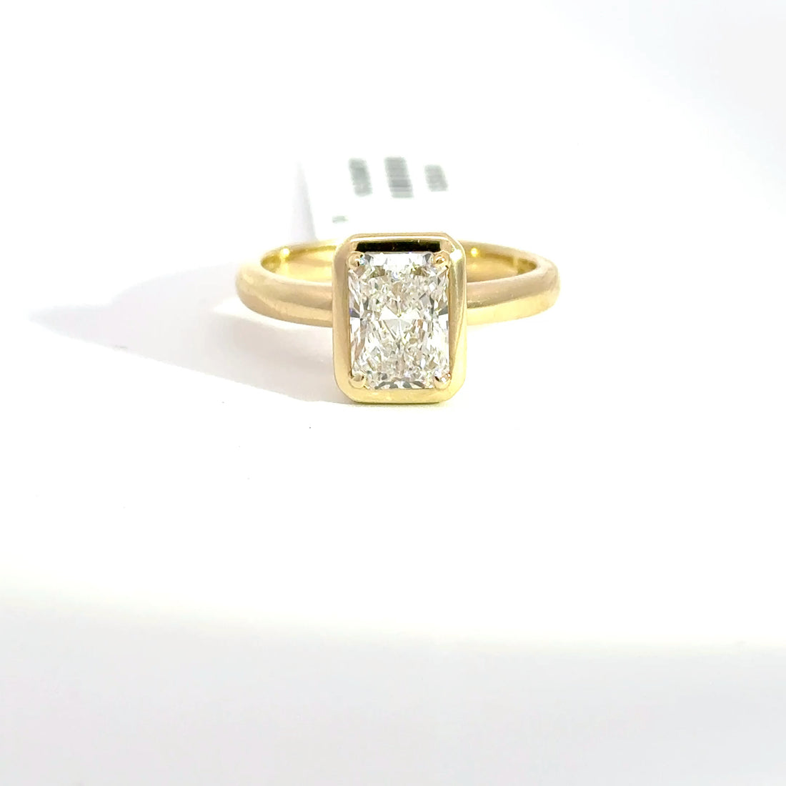1.59 CTW Radiant-Cut Lab Grown Diamond Engagement Ring