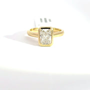 1.59 CTW Radiant-Cut Lab Grown Diamond Engagement Ring view 2
