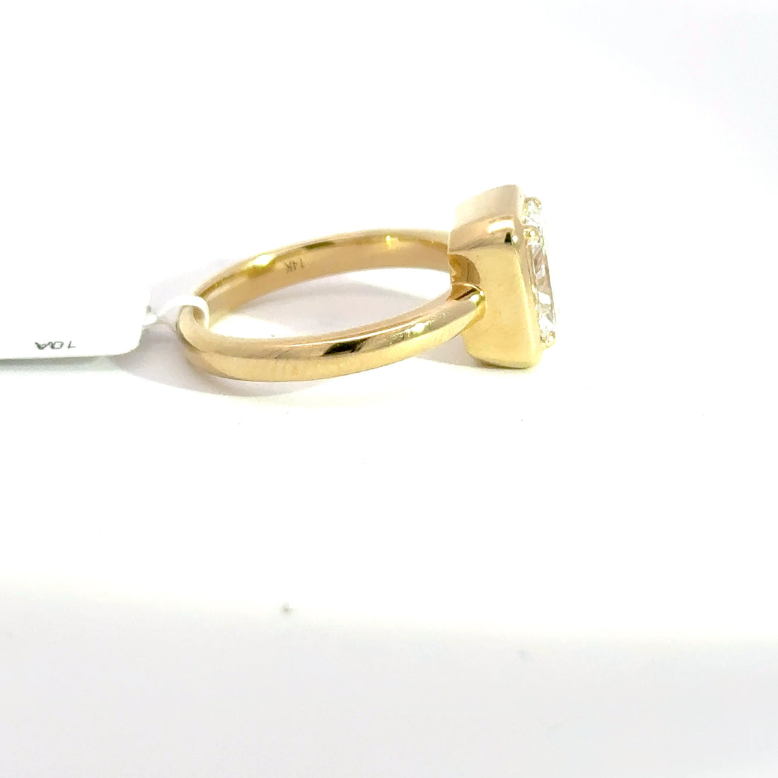 1.59 CTW Radiant-Cut Lab Grown Diamond Engagement Ring