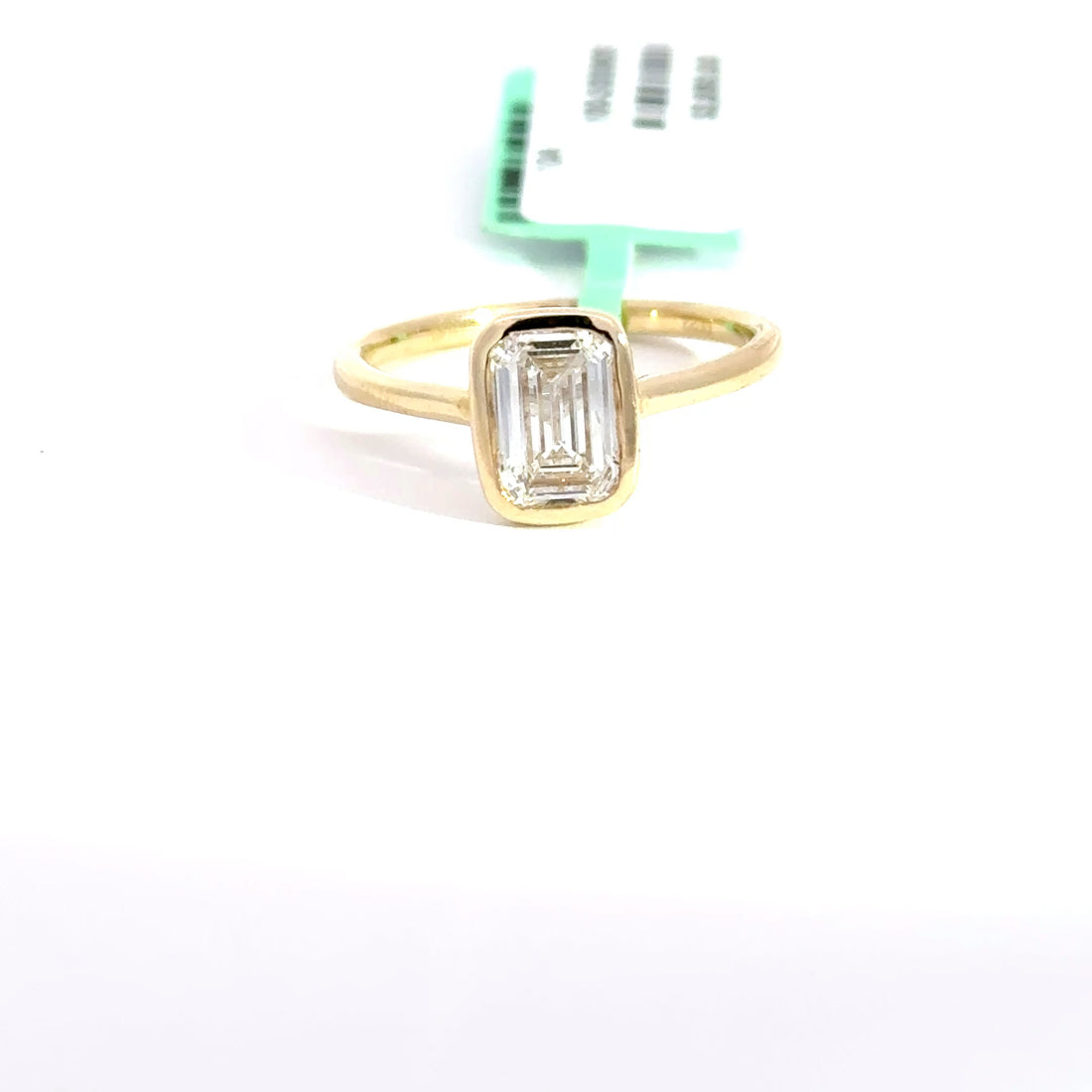 1.53 CTW Emerald-Cut Lab Grown Diamond Engagement Ring