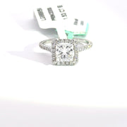 2.00 CTW Princess-Cut Lab Grown Diamond Engagement Ring view 2