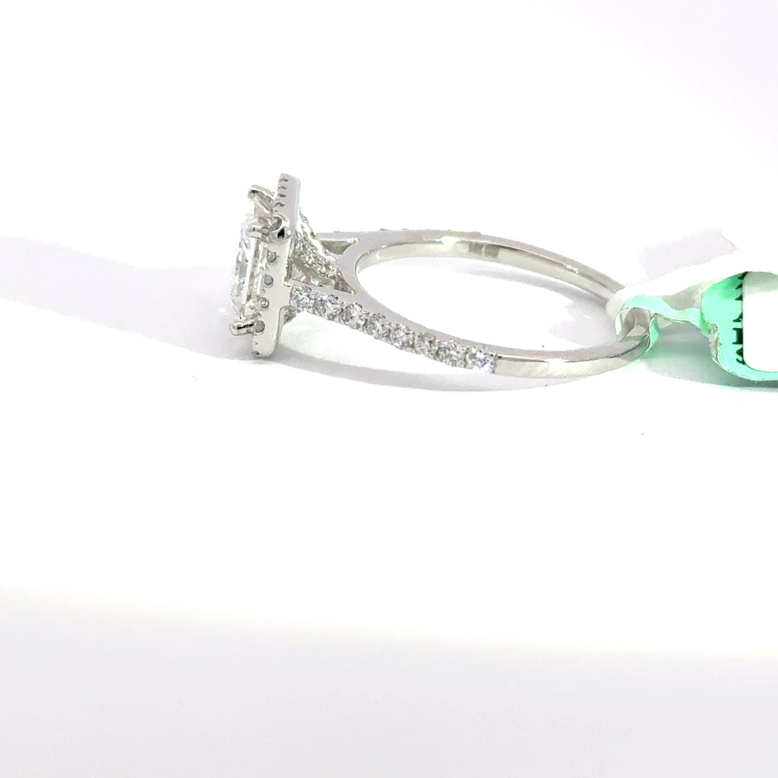 2.00 CTW Princess-Cut Lab Grown Diamond Engagement Ring