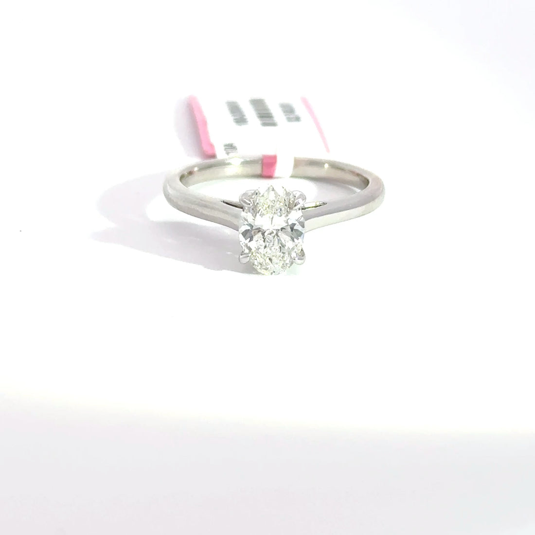 1.00 CTW Oval-Cut Lab Grown Diamond Engagement Ring