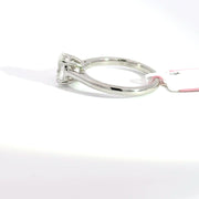 1.00 CTW Oval-Cut Lab Grown Diamond Engagement Ring view 3
