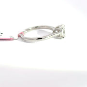 1.00 CTW Oval-Cut Lab Grown Diamond Engagement Ring view 5