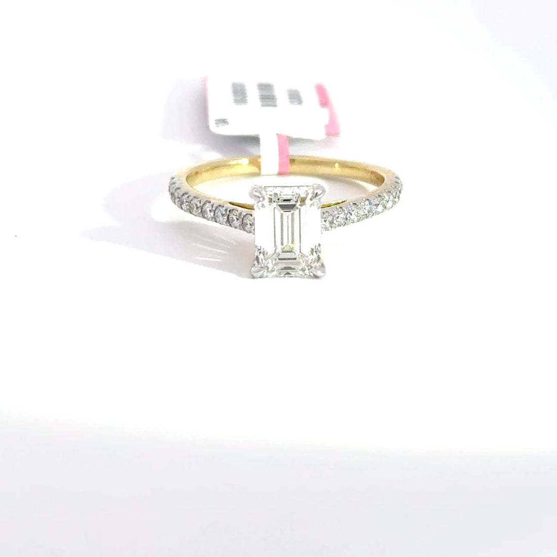 1.79 CTW Emerald-Cut Lab Grown Diamond Engagement Ring