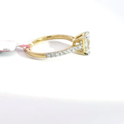 1.79 CTW Emerald-Cut Lab Grown Diamond Engagement Ring view 5