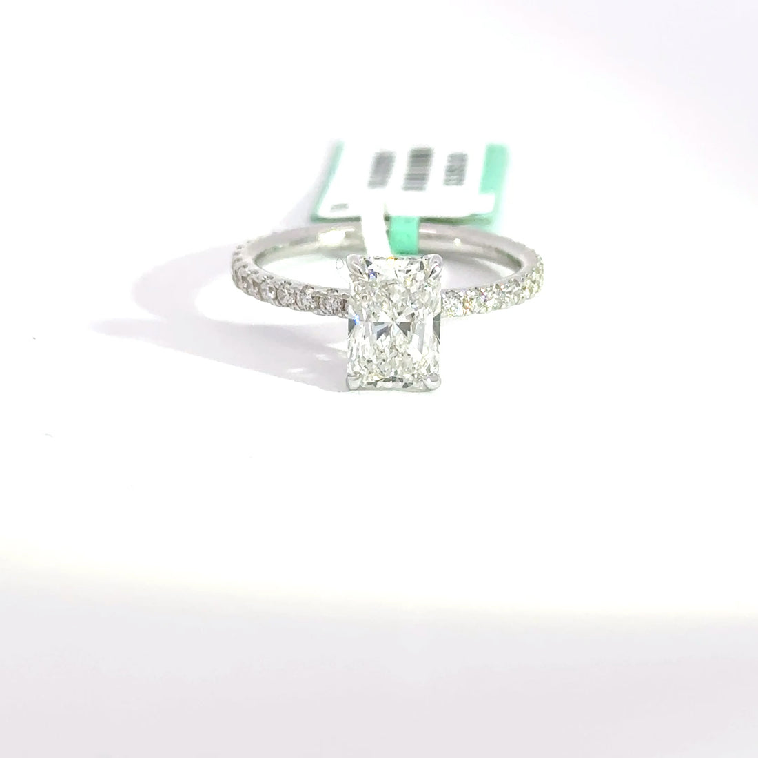 2.06 CTW Radiant-Cut Lab Grown Diamond Engagement Ring