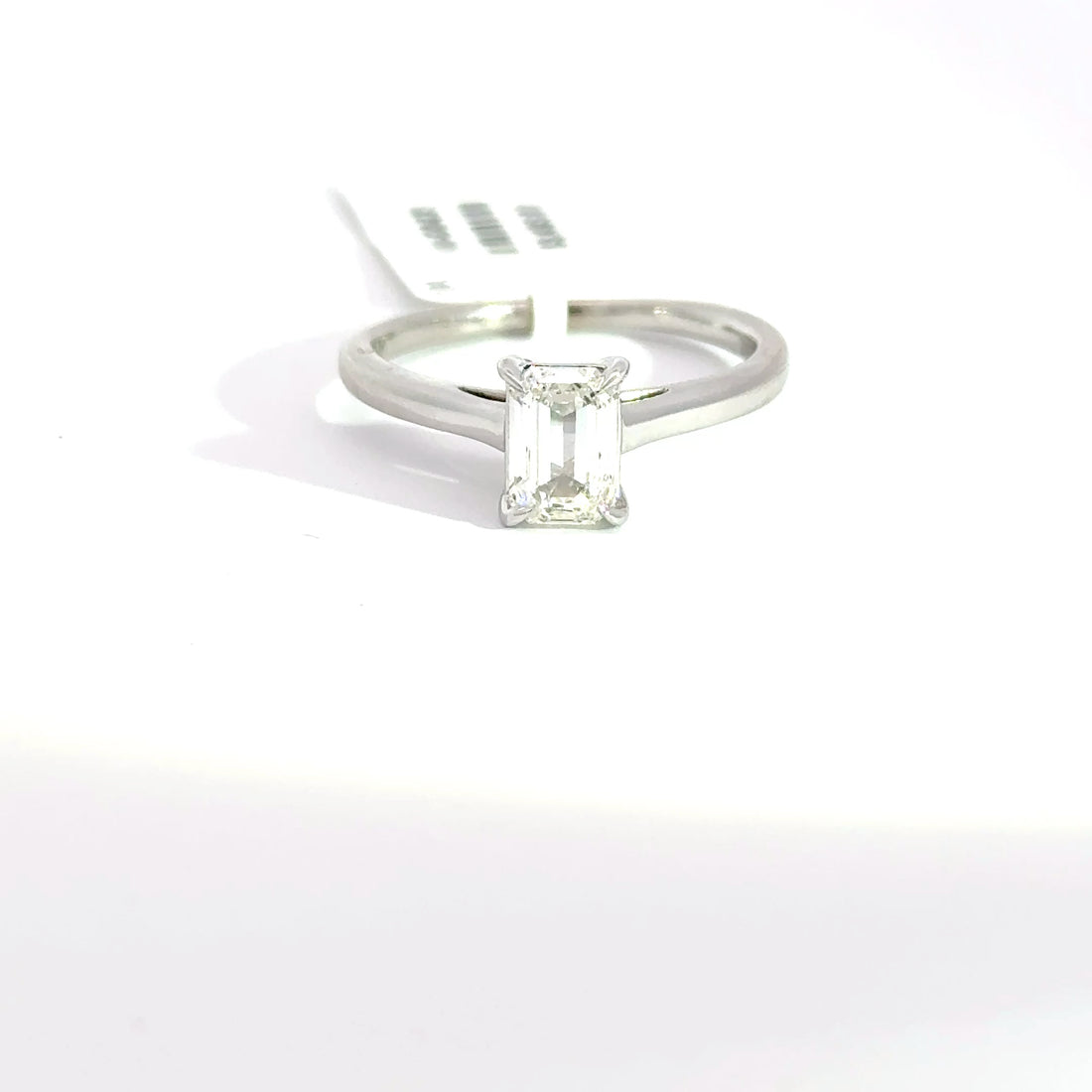 1.00 CTW Emerald-Cut Lab Grown Diamond Engagement Ring