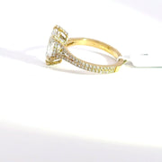 2.07 CTW Marquise-Cut Lab Grown Diamond Engagement Ring view 3