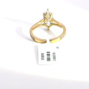 2.07 CTW Marquise-Cut Lab Grown Diamond Engagement Ring view 4