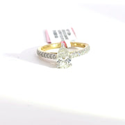 1.25 CTW Pear-Cut Lab Grown Diamond Engagement Ring view 2