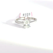1.01 CTW Pear-Cut Lab Grown Diamond Engagement Ring view 2