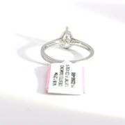 1.01 CTW Pear-Cut Lab Grown Diamond Engagement Ring view 4