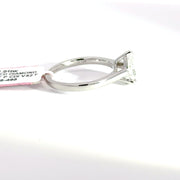 1.01 CTW Pear-Cut Lab Grown Diamond Engagement Ring view 5