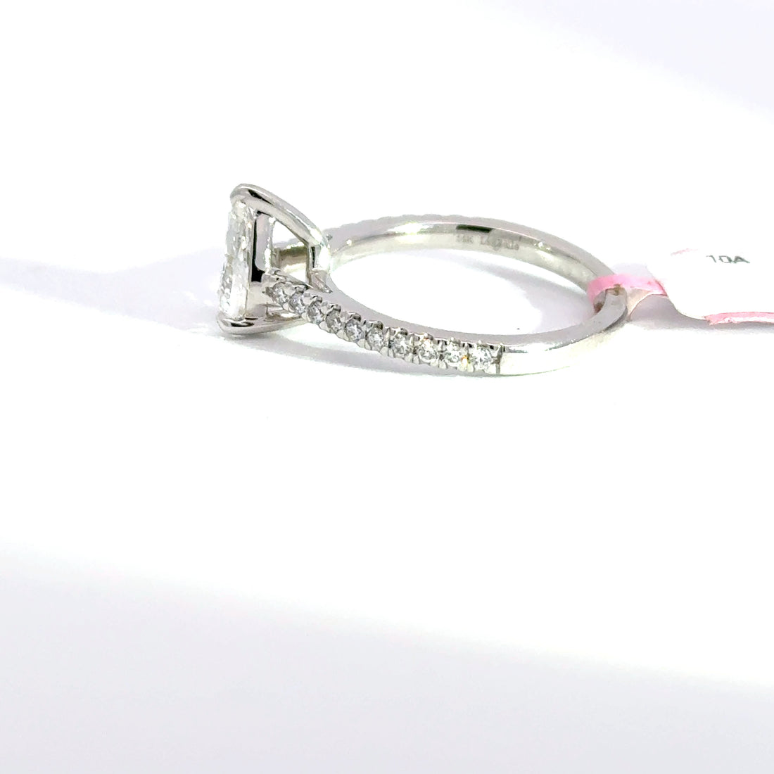 1.25 CTW Pear-Cut Lab Grown Diamond Engagement Ring
