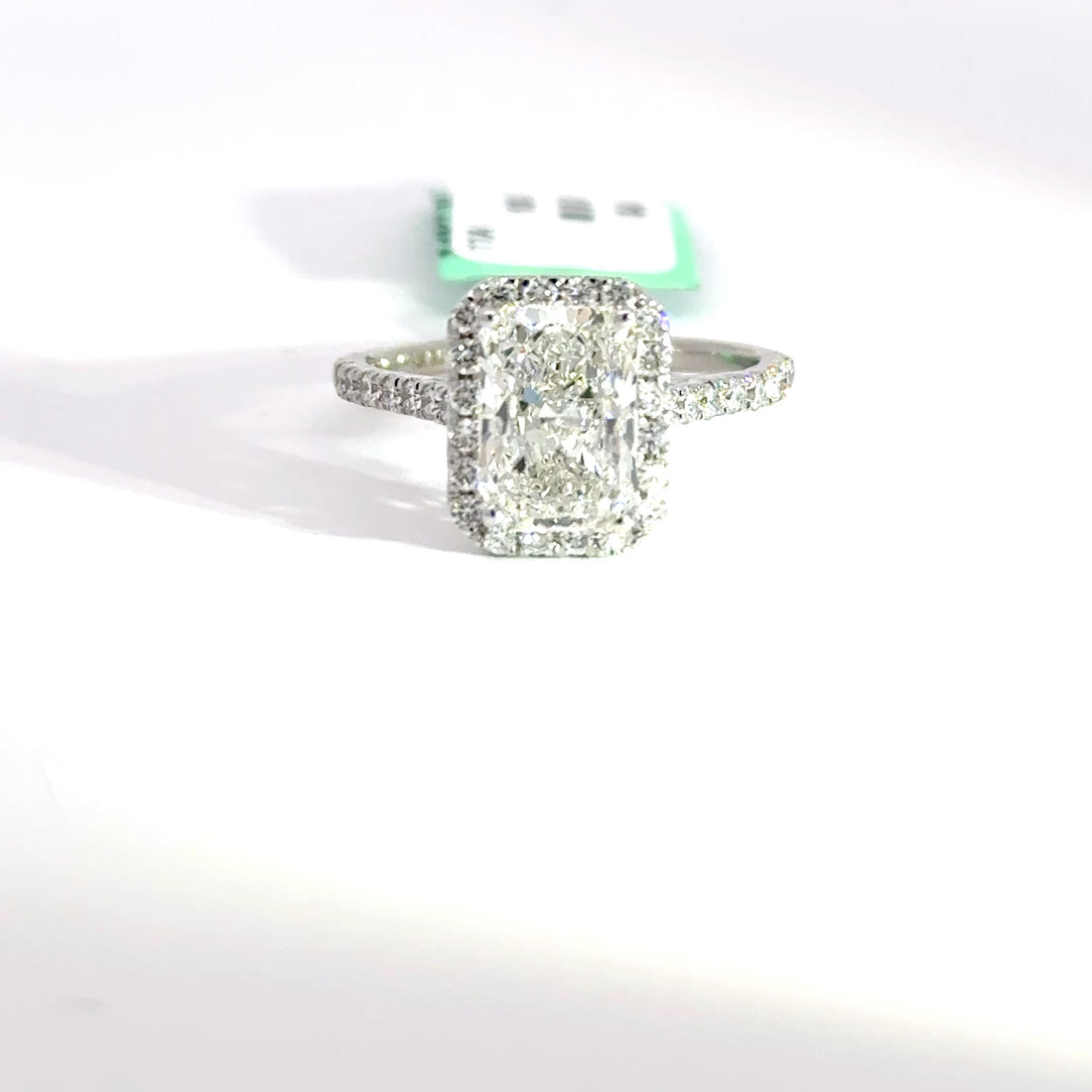 2.60 CTW Radiant-Cut Lab Grown Diamond Engagement Ring
