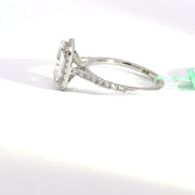 2.60 CTW Radiant-Cut Lab Grown Diamond Engagement Ring view 3
