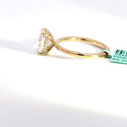 2.18 CTW Elongated Cushion-Cut Lab Grown Diamond Engagement Ring view 3