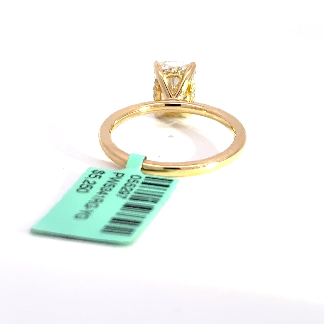 2.18 CTW Elongated Cushion-Cut Lab Grown Diamond Engagement Ring