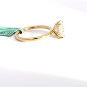 2.18 CTW Elongated Cushion-Cut Lab Grown Diamond Engagement Ring view 5