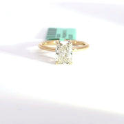 2.11 CTW Radiant-Cut Lab Grown Diamond Engagement Ring view 2
