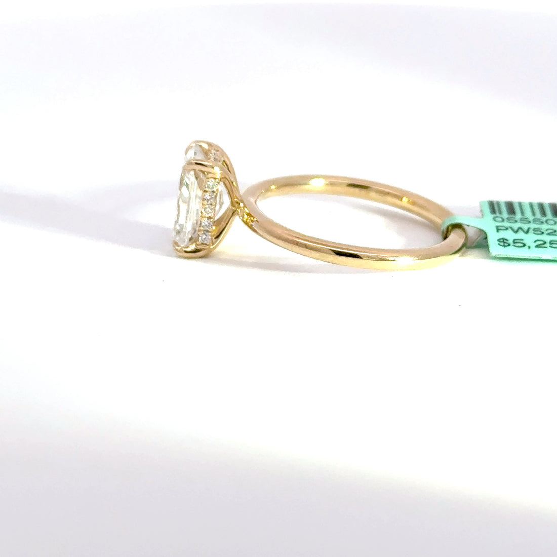 2.11 CTW Radiant-Cut Lab Grown Diamond Engagement Ring