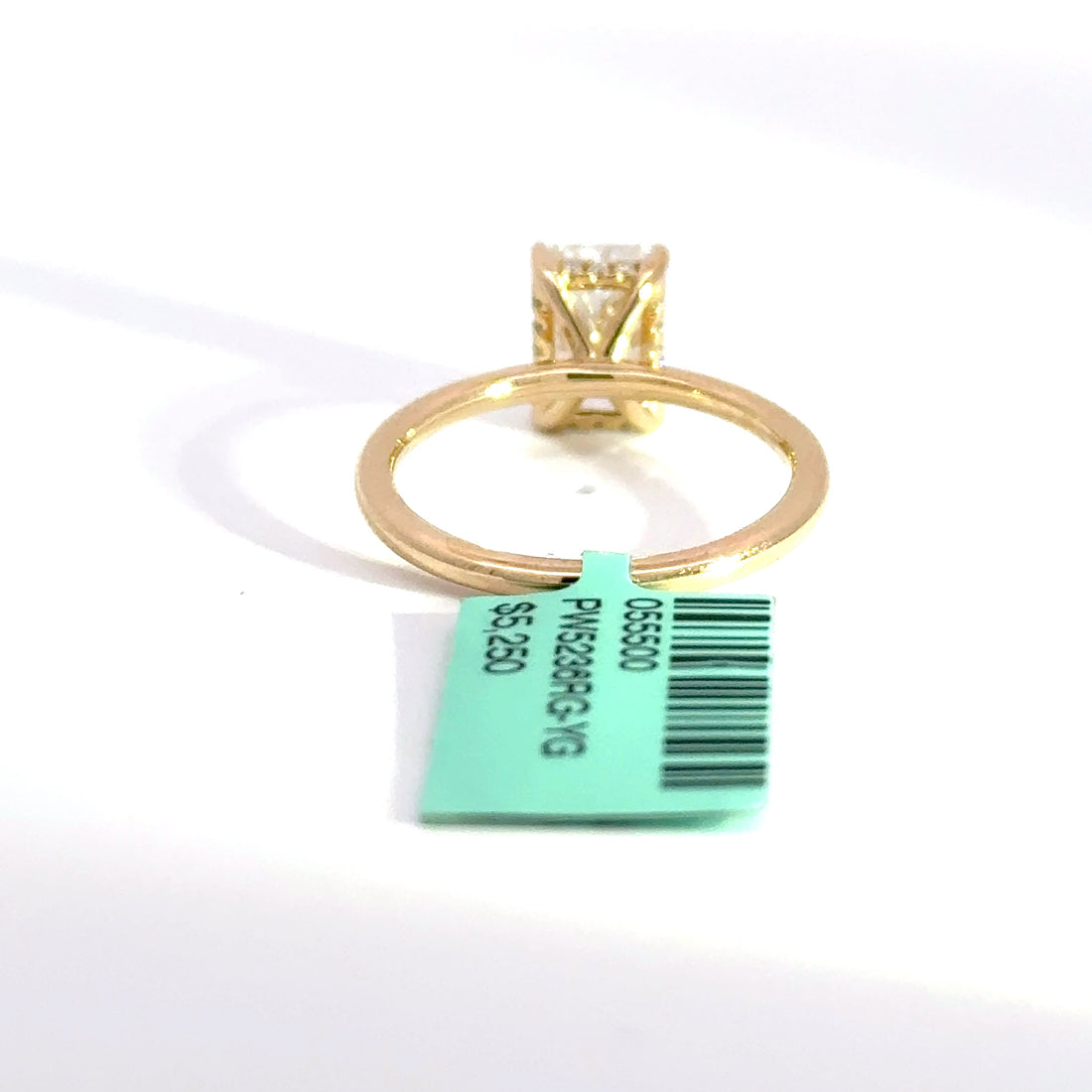 2.11 CTW Radiant-Cut Lab Grown Diamond Engagement Ring