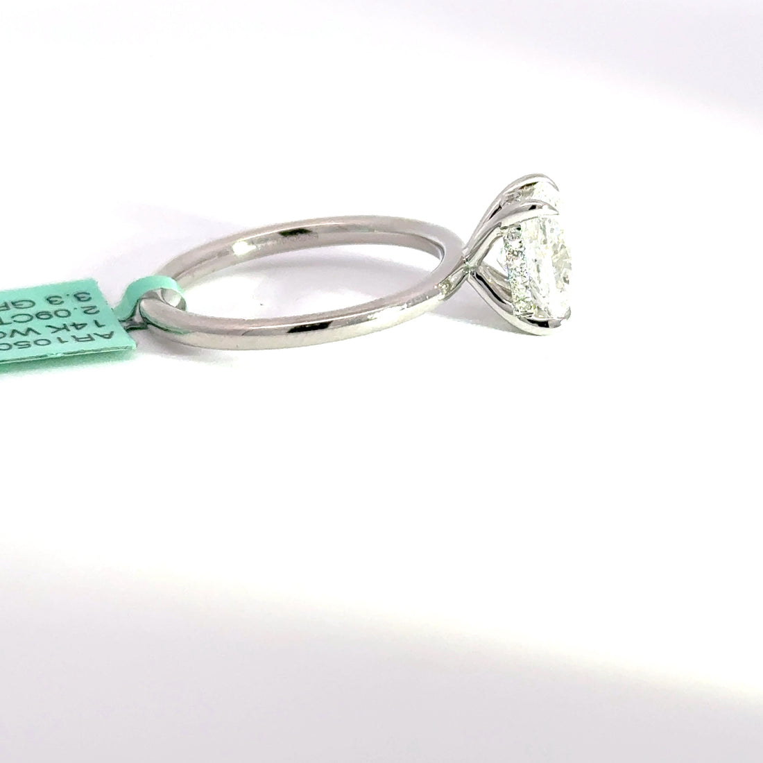 2.09 CTW Elongated Cushion-Cut Lab Grown Diamond Engagement Ring