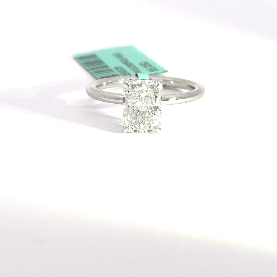2.17 CTW Radiant-Cut Lab Grown Diamond Engagement Ring