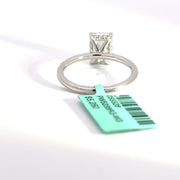 2.17 CTW Radiant-Cut Lab Grown Diamond Engagement Ring view 4