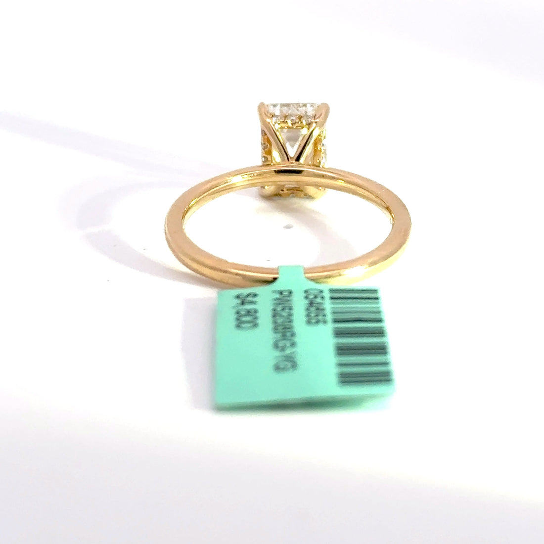 2.19 CTW Emerald-Cut Lab Grown Diamond Engagement Ring