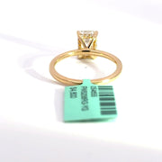 2.19 CTW Emerald-Cut Lab Grown Diamond Engagement Ring view 4