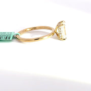 2.19 CTW Emerald-Cut Lab Grown Diamond Engagement Ring view 5