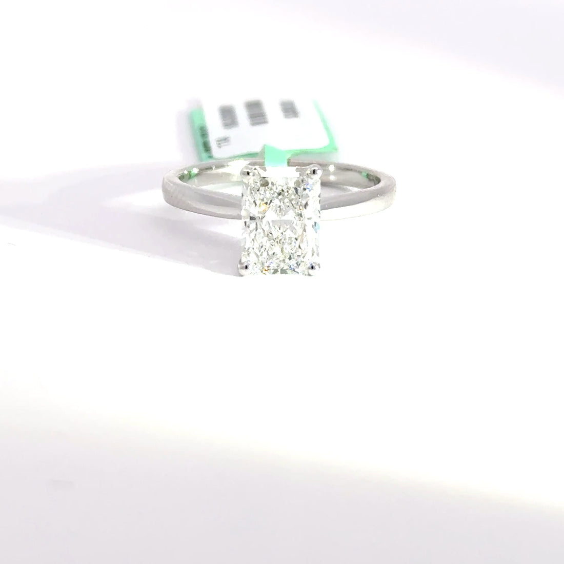 2.09 CTW Radiant-Cut Lab Grown Diamond Engagement Ring