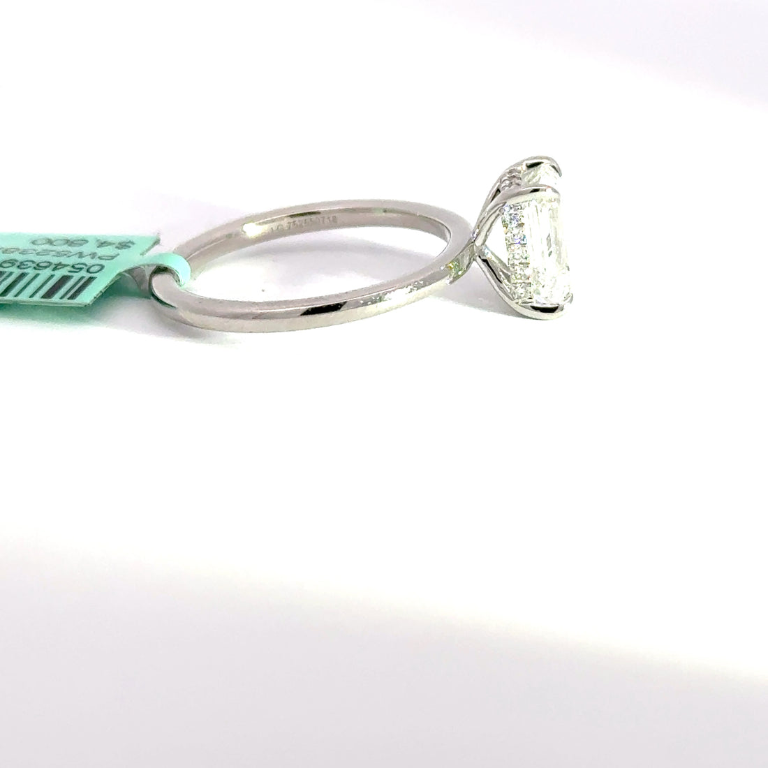 2.19 CTW Emerald-Cut Lab Grown Diamond Engagement Ring