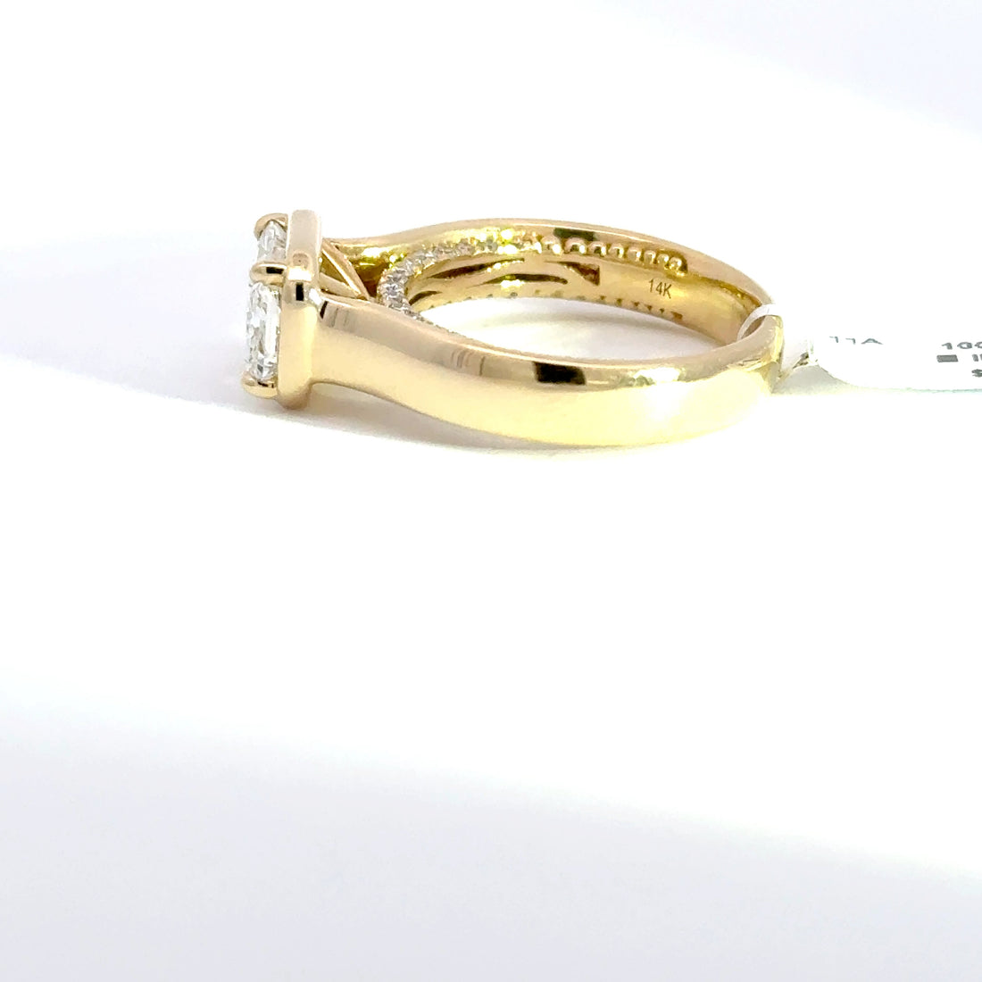 2.41 CTW Radiant-Cut Lab Grown Diamond Engagement Ring