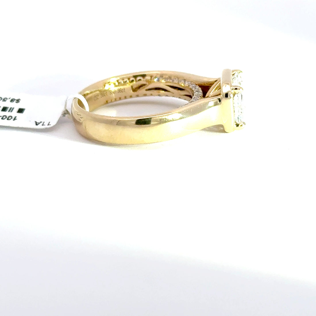 2.41 CTW Radiant-Cut Lab Grown Diamond Engagement Ring