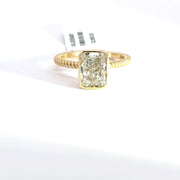 2.16 CTW Radiant-Cut Lab Grown Diamond Engagement Ring view 2
