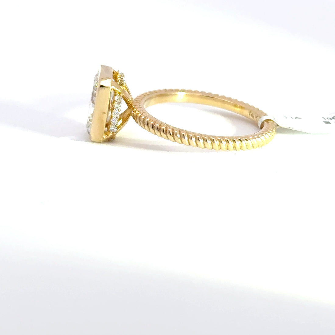 2.16 CTW Radiant-Cut Lab Grown Diamond Engagement Ring